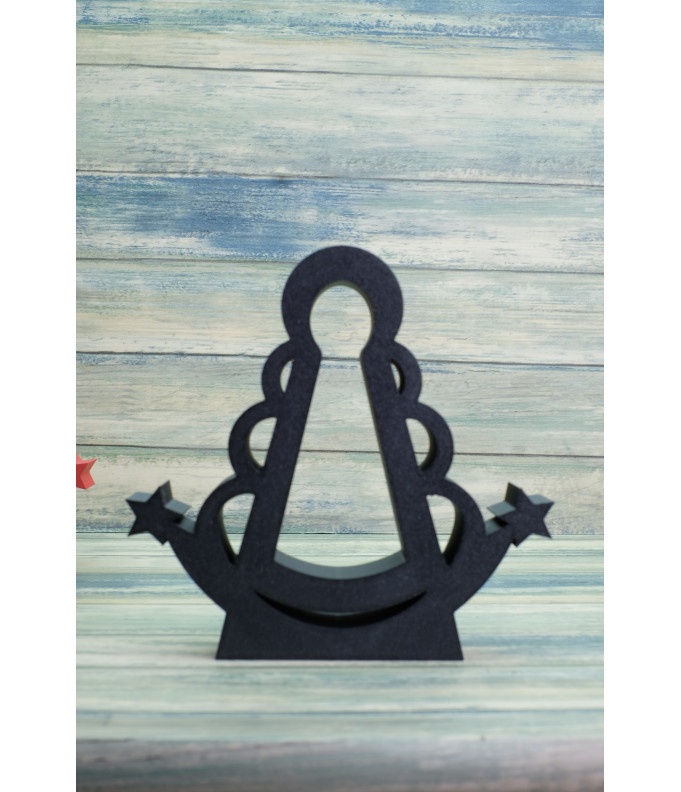 Silueta Virgen del Rocío con nombre