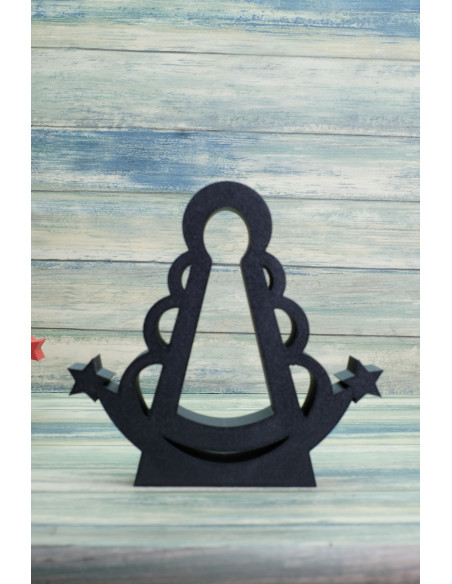 Silueta Virgen del Rocío con nombre