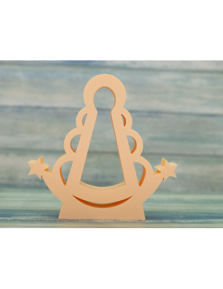 Silueta Virgen del Rocío con nombre