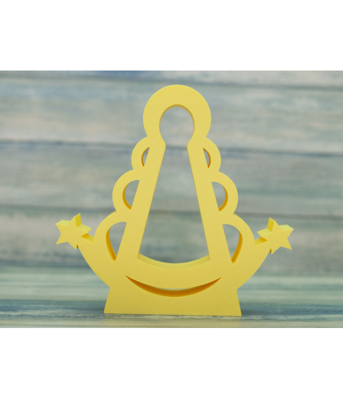 Silueta Virgen del Rocío con nombre