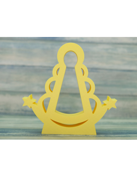 Silueta Virgen del Rocío con nombre