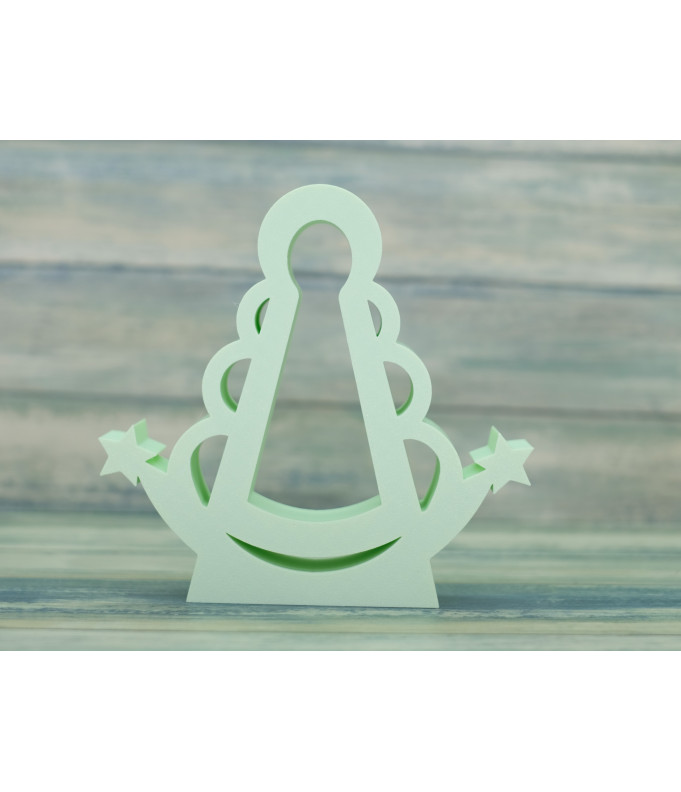 Silueta Virgen del Rocío con nombre