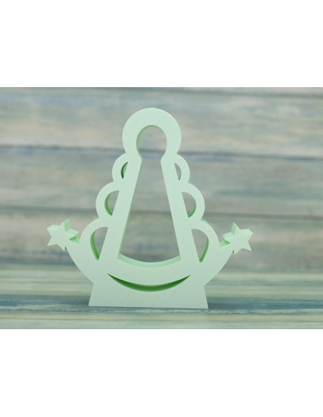 Silueta Virgen del Rocío con nombre