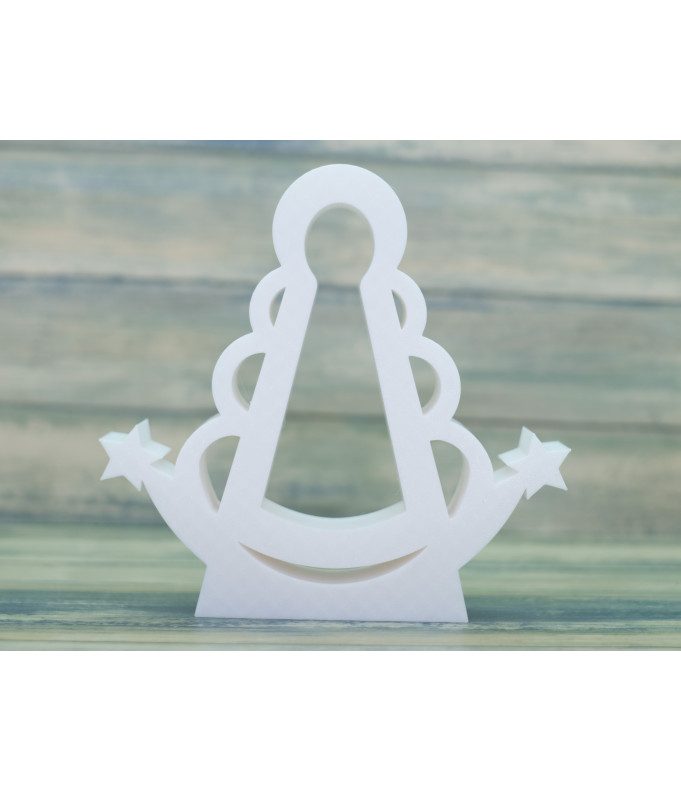 Silueta Virgen del Rocío con nombre