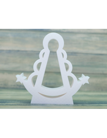 Silueta Virgen del Rocío con nombre