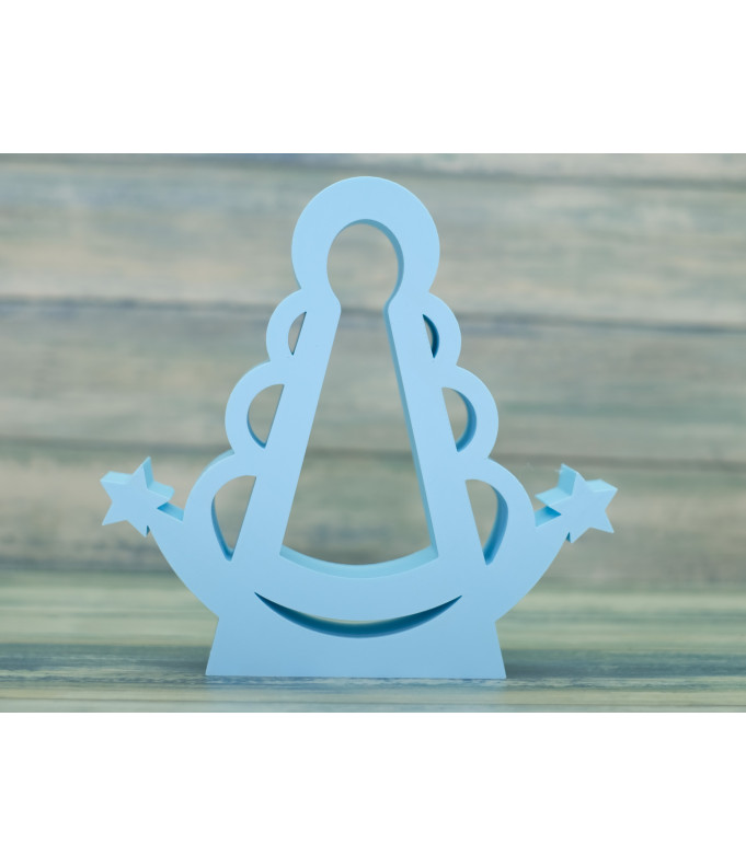 Silueta Virgen del Rocío con nombre