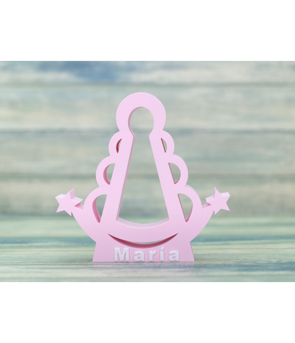 Silueta Virgen del Rocío con nombre