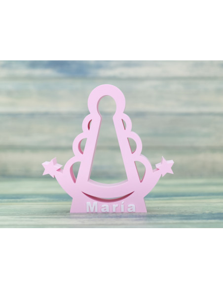 Silueta Virgen del Rocío con nombre