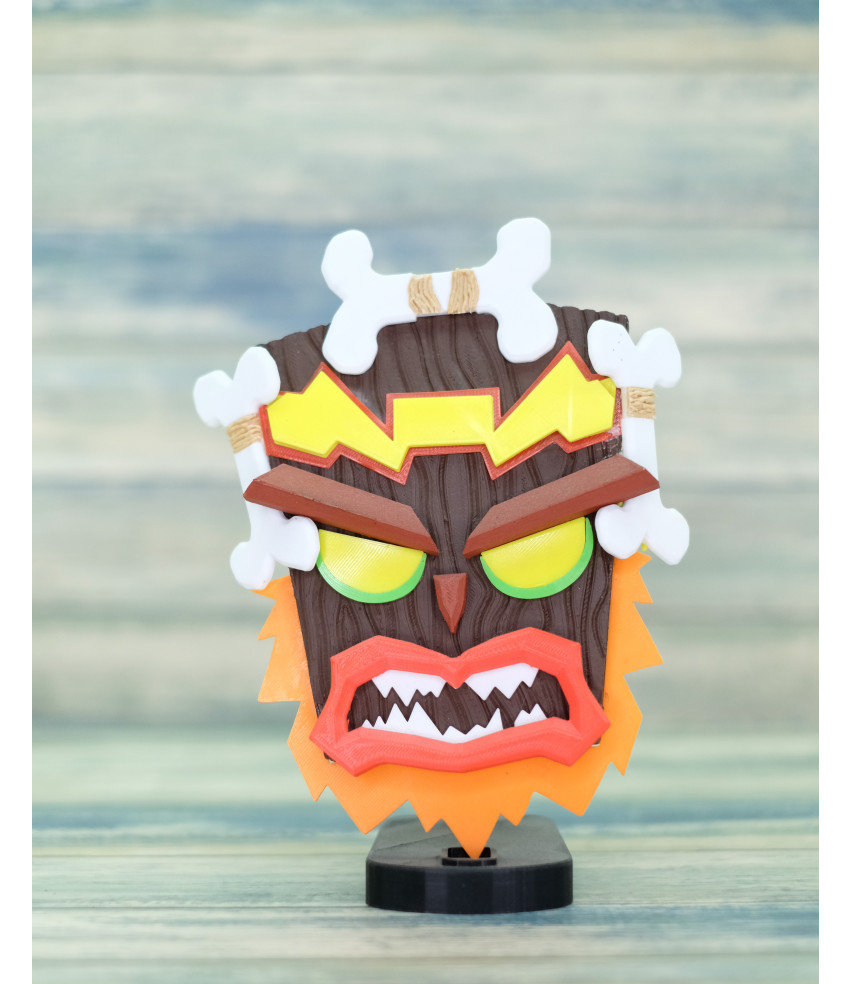 Figura Uka Uka - Crash Bandicoot