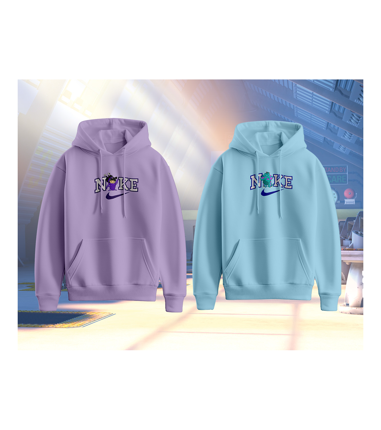 Dúo Sudaderas - Monstruos SA