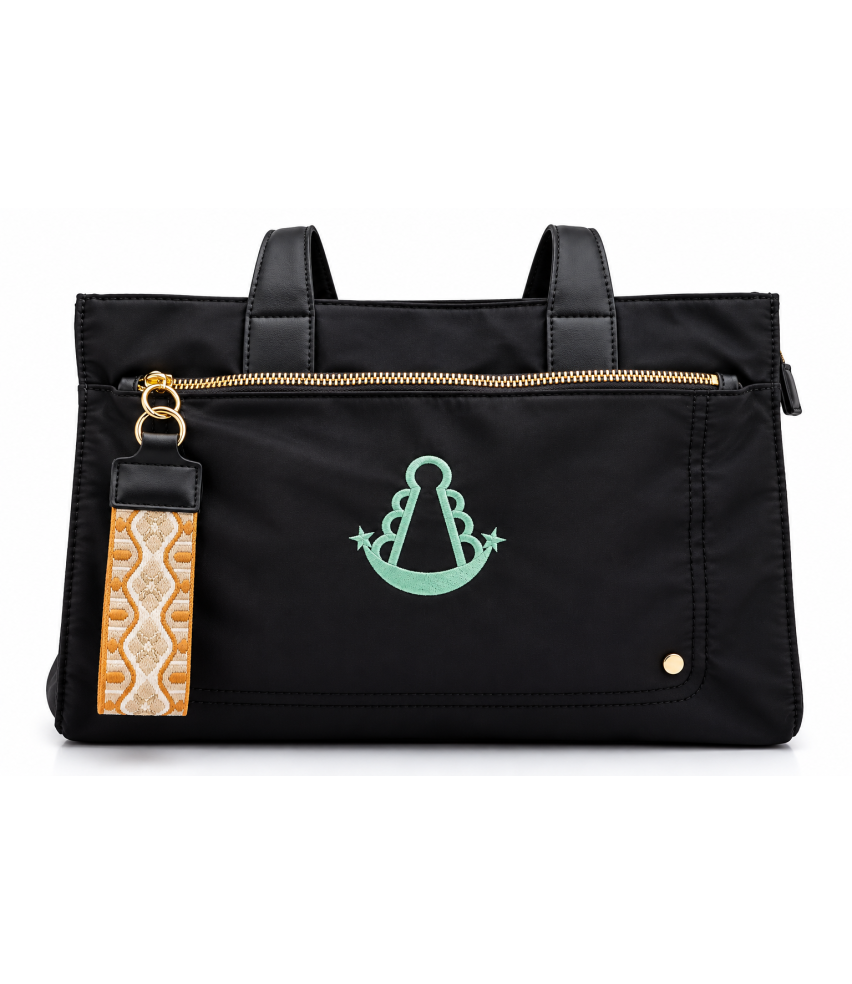 Bolso bordado Virgen del Rocío – Varios colores.