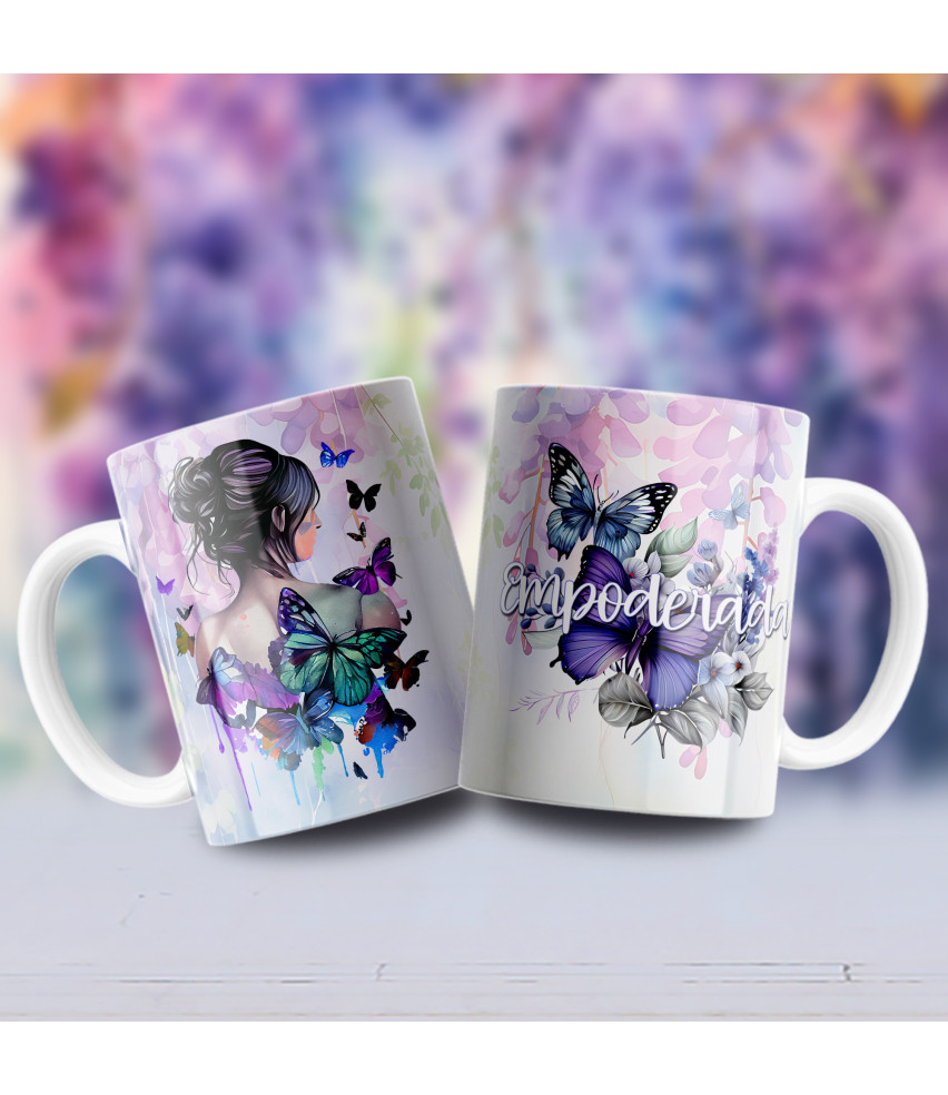 Taza Mujer - Mariposas