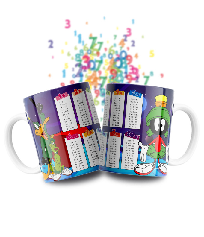 Taza Tablas Multiplicar - Disney