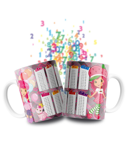 Taza Tablas Multiplicar - Disney