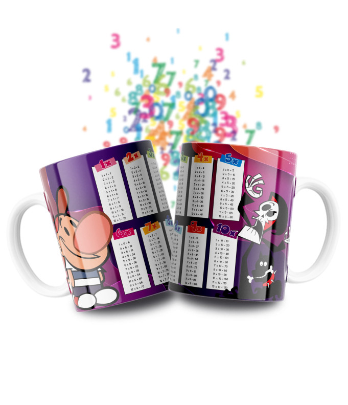 Taza Tablas Multiplicar - Disney