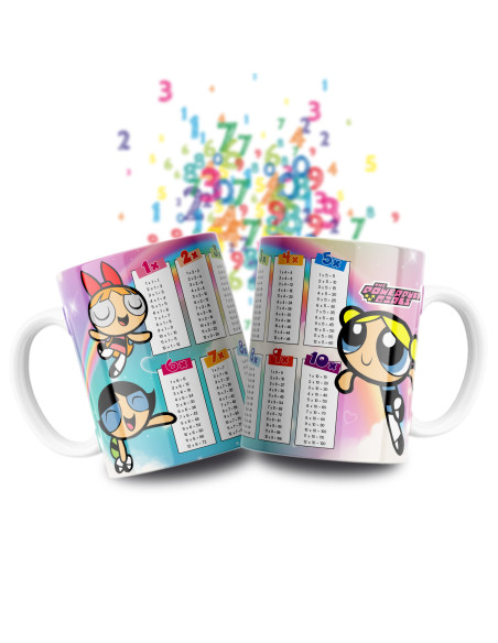 Taza Tablas Multiplicar - Disney