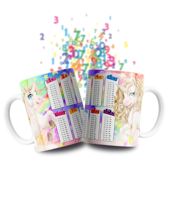 Taza Tablas Multiplicar - Animales