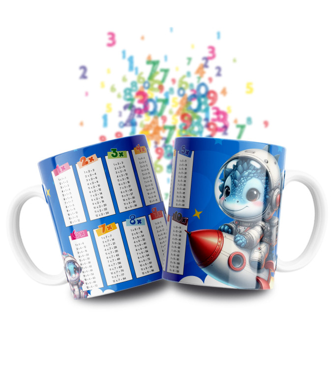 Taza Tablas Multiplicar - Animales