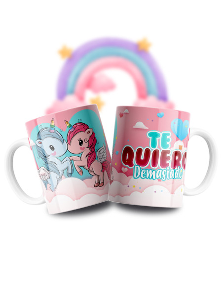 Taza Amor - Unicornios