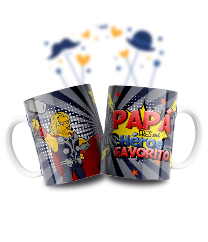 Taza Día del Padre - Héroe